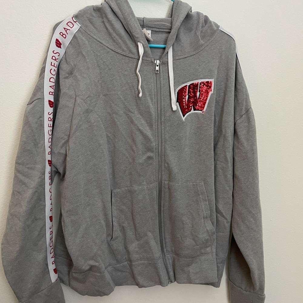 WI Badger Bling Full Zip